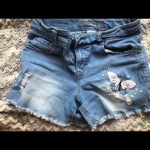 Painted butterfly girl shorts 2/4/$15